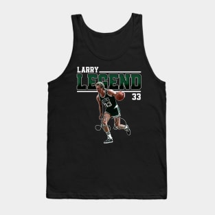 Larry Bird Legend Air Bird Basketball Signature Vintage Retro 80s 90s Bootleg Rap Style Tank Top